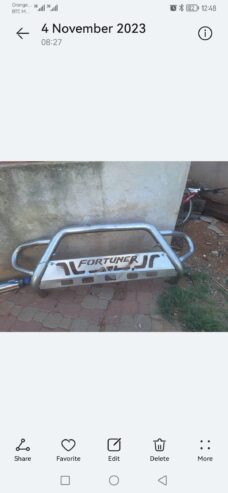 Front bumper for fortuner