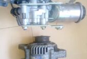 Toyota IST Alternator, power steering pump, cylinder head STD