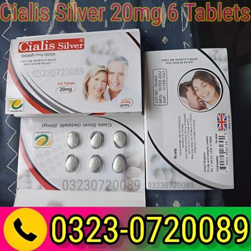 Cialis Silver 20mg 6 Tablets Price in Pakistan 03230720089