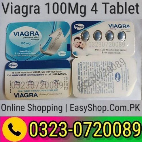 Pfizer Viagra 100Mg 4 Tablet in Pakistan 03230720089