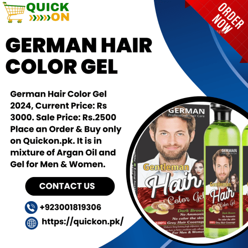 German Hair Color Gel Price In Pakistan| 03001819306 |German Hair Color Gel with Argan Oil Ammonia