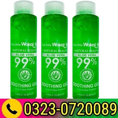 Wokali Aloe Vera 99% Soothing Gel In Pakistan 03230720089