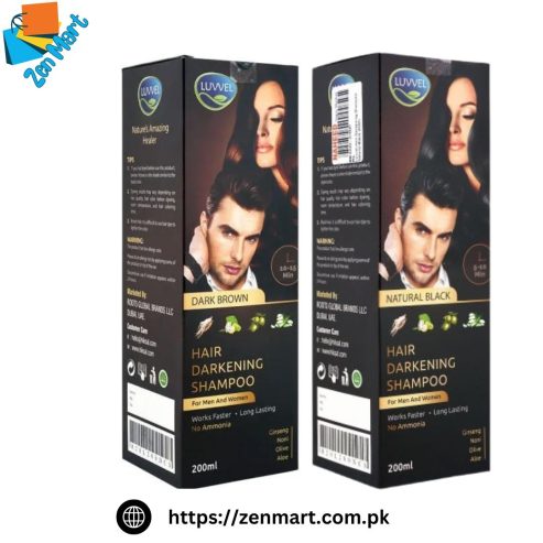 Luvvel Hair Darkening Shampoo Price in Pakistan – 03222076662