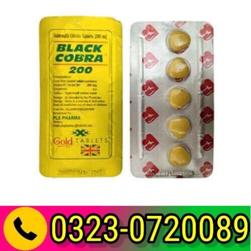 Original Black Cobra Tablets 200Mg In Pakistan 03230720089