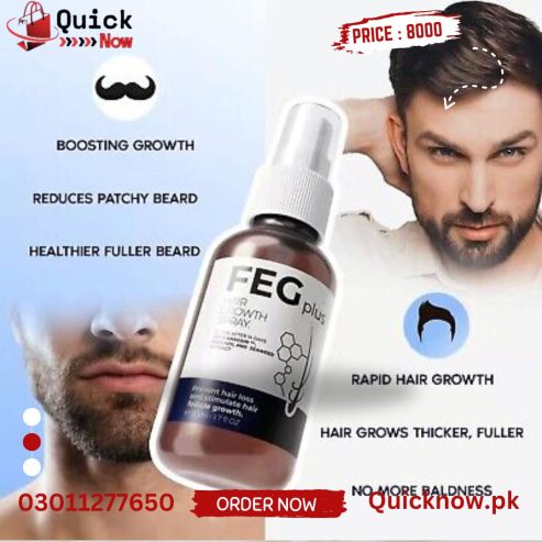 FEG Plus Hair Growth Spray Price In Pakistan – 03011277650