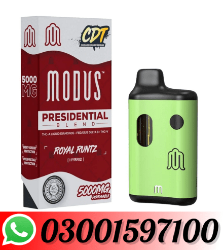 Modus Presidential Blend Disposable 5G In Islamabad – 03001597100